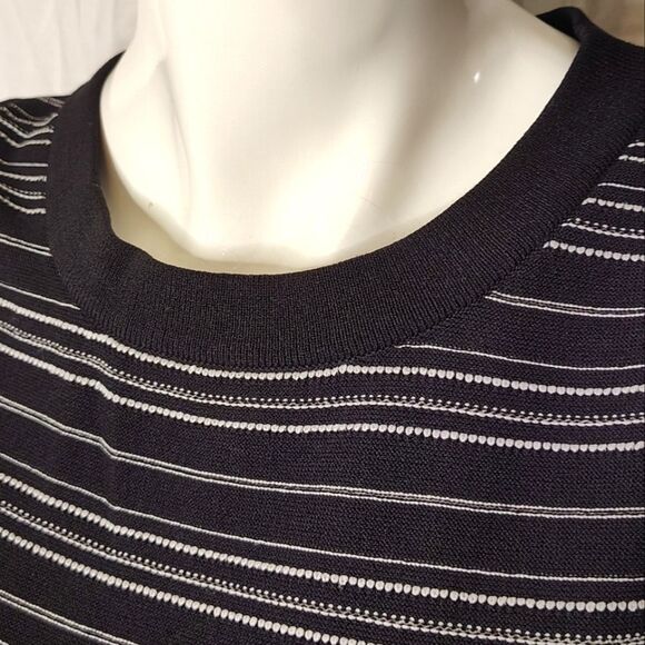 Kate spade Striped Black & White Sleeveless Dress Size Medium - Picture 5 of 13